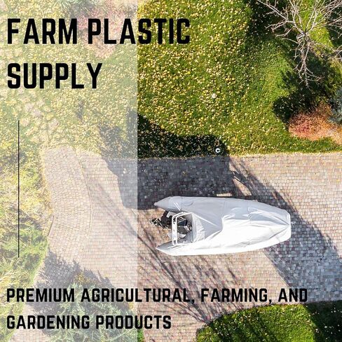 Farm Plastic Supply – String Reinforced Plastic Shrink Wrap - 10 mil (20' x 100') – Boat Shrink Film, Use with Heat Gun, Dura Skrim Industrial Shrink Wrap, Plastic Sheeting for Protection and Storage in Saudi Arabia