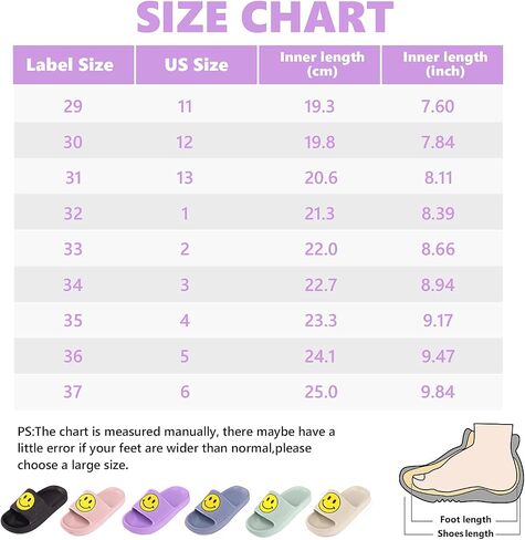 Kids Cloud Slides丨Pillow Sandals for Boys Girls丨Quick Drying Bathroom Shower Sandals丨Summer Beach Pool Slippers| Thick Sole Non-Slip in Kuwait