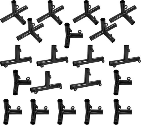 Aoneky 1 Inch Baseball Batting Cage Frame Corner Kit for 55ft Cage - Batting Cage Connector Kit in Saudi Arabia