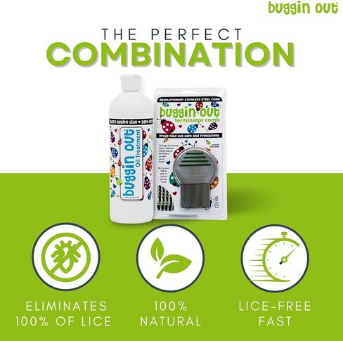 100% Dimethicone Oil Lice Treatment 8oz | Kids & Adult Safe | Treats 1-2 People | 100% Effective in Saudi Arabia