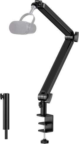 YOUSHARES Mic Boom Arm Compatible with Fifine Microphone, Shure SM7B, MV7, Blue Yeti Mic, HyperX QuadCast Mic, Rode Podmic and Most USB Mics, Premium Mic Stand Great for Gaming and Streaming. in Saudi Arabia