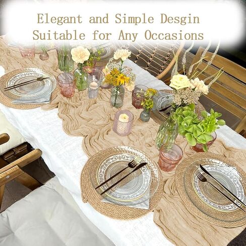 4 Pack Sage Green Cheesecloth Table Runner 20 x 120 inch Gauze Table Runners 10 FT Long,Semi Sheer Boho Cheese Cloth Fabric Table Runner Bulk for Wedding,Party,Baby Shower,Bridal Shower Decoration in Saudi Arabia