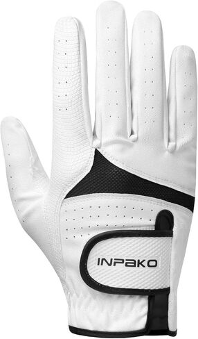 Golf Glove for Men Women, Soft Premium Cabretta Leather Golf Glove, Breathable Mesh, Non-Slip Palm Lift Grip in Kuwait