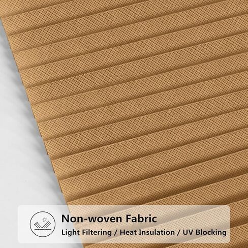 Arch Window Shade Half Circle Arched Non-Woven Stick on Cut to Size self Adhesive Light Filtering Half Moon Round Window Covering Pleated Blinds for Front Door (1, Black, 24 x 12 Inches) in Saudi Arabia