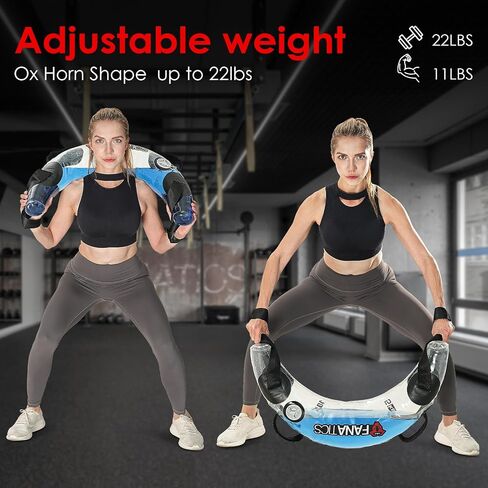 FANATICS Aqua Bags Water Sandbag Adjustable Training Power Bag with Water Weight, Ultimate Core and Balance Trainer, Sandbag Kettlebell Alternative Portable Strength Training Workout Equipment in Saudi Arabia