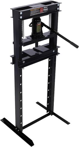 12 Ton Hydraulic Press, Hydraulic Shop Press, Hydraulic H-Frame Garage Floor Adjustable Shop Press With Plates black in Saudi Arabia