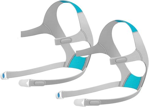 Headgear for F20 Mask with Magnetic Clips(Pack of 2), Replacement Headgear Straps for F20 Full Face Mask Great Value - Soft, Plush Straps(Large) in Saudi Arabia