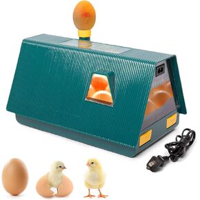 حاضنات HPC DECOR لتفريخ البيض، حاضنة البيض مع دوران البيض التلقائي والتحكم في الرطوبة، 10 بيضات، شمع بيض منخفض الضوضاء لتفريخ الدجاج والبط والسمان والطيور in Kuwait