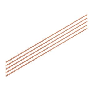 5pcs Pure Copper Round Rods 3mm in Diameter, 300mm in Length for DIY Craft, Lathe Bar Stock Metal Working