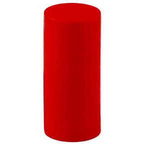 Caplugs Q1834Q1 Plastic Sleeve Cap for Tube Ends. SC-1834, PE-LD, Cap ID .625" Length 2.50", Red (Pack of 200)