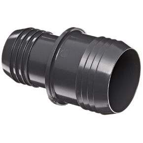 Spears 1429 Series PVC Tube Fitting, Coupling, Schedule 40, Gray, 1-1/2" x 1" Barbed