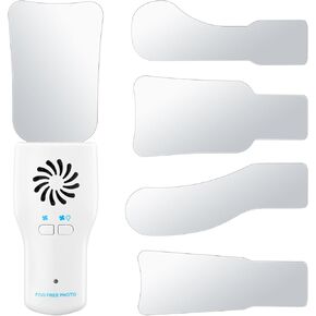 مساعد تصوير الأسنان، مرآة تصوير LED كهربائية للأسنان مع إزالة الضباب للتصوير عالي الدقة، مرآة أسنان بتصميم مضاد للخدش مع أربعة عاكسات من الفولاذ المقاوم للصدأ in Kuwait