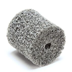 Scotch-Brite 15853 EXL Unitized Wheel, 3" x 1/2" x 1/4" 6A FIN, 3" Diameter, Abrasive Grit, 15100 rpm