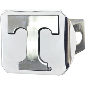 FANMATS 15061 NCAA University of Tennessee Volunteers Chrome Hitch Cover , 3.4"x4"