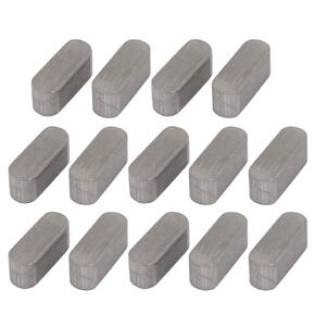 uxcell 8mmx3mmx3mm 304 Stainless Steel Key Stock Keystock Round Ended 14pcs