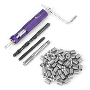 Helicoil Thread Repair Kits 50pcs Stainless Steel Coiled Wire Helical Screw Thread Inserts M8 x 2D