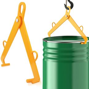 2023 Updated Vertical Drum Clamp，Drum Lift for 1,100 lb 55 Gallon Barrel with in Chime