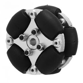 38mm Double Aluminum Omni Wheel 38mm Omnidirectional Wheel with Metal Hubs 14166 Robot Smart Car Parts Accessories
