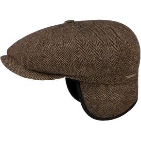 قبعة مسطحة للرجال من Stetson Hatteras Classic Ear Flaps - صُنعت في الاتحاد الأوروبي