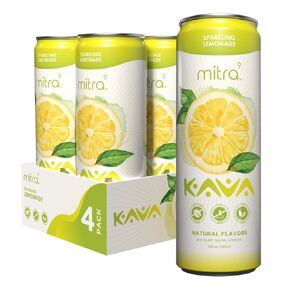 MITRA-9 Botanical Beverages - Lemonade Sparkling Kava Drink With Kava Root Extract - Mood Enhancer - Plant Based - Promotes Natural Calm & Clarity (12 Fl. Oz) (4)