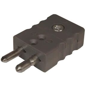Digi-Sense Thermocouple Connector, Standard, Type-J, Male Plug; 1/ea