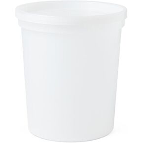 Medline Polypropylene Pathology Containers with Lid, Non-Sterile, 32 oz. Durable Sample Storage, Leak-Resistant Design, Pack of 100