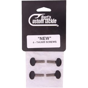 Bert's Custom Tackle Blackened Thumb Screw Kit (4-Pack)