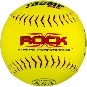 1 Dozen Trump X-Rock ASA 12" Softballs - 44cor/.375 Compression (X-Rock-ASA-Y-2)