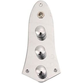 Electric Guitar Prewired Guitar Switch Control Plate Zinc Alloy Wired Loaded Control Plate Switch Control Plate for Jazz Bass Guitar Performance Accessories