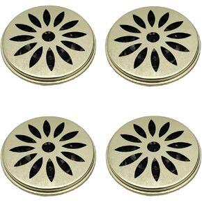 4 Pack Mosquito Coil Holder, Mosquito Coil Incense Burner with Cover for Outdoor Use, Deck, Patio, Pool Side, Camping, Hiking and Fishing