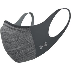 Under Armour UA スポーツマスク 1枚 フェザーウエイト Pitch Gray/Silver Chrome MDLG