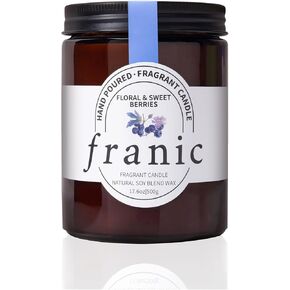 شمعة برائحة الحمضيات والنعناع، ​​17.6oz 80 ساعة وقت الحرق، 100% قطن فتيل حرق موحد، شمعة معطرة بشمع الصويا الطبيعي للمنزل معطرة مثالية لعيد الميلاد وأعياد الميلاد والمنزل