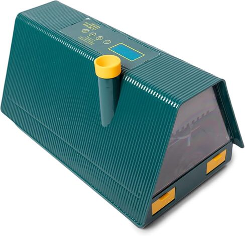 حاضنات HPC DECOR لتفريخ البيض، حاضنة البيض مع دوران البيض التلقائي والتحكم في الرطوبة، 10 بيضات، شمع بيض منخفض الضوضاء لتفريخ الدجاج والبط والسمان والطيور in Kuwait