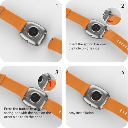 ساعة متوافقة مع أشرطة بديلة من السيليكون من Anyloop، ساعة ذات أحزمة سريعة الإصدار in Kuwait