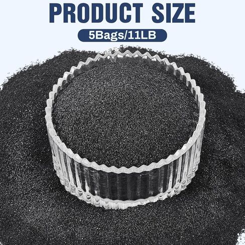 5 Pack Station Sand Refill, Black Silica Sand for Indoor and Outdoor Facilities in Saudi Arabia
