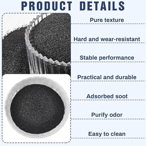 5 Pack Station Sand Refill, Black Silica Sand for Indoor and Outdoor Facilities in Saudi Arabia