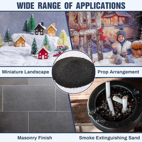 5 Pack Station Sand Refill, Black Silica Sand for Indoor and Outdoor Facilities in Saudi Arabia