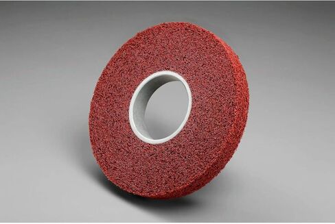 Scotch-Brite Metal Finishing Wheel, 12 in x 1-1/2 in x 5 in 6A MED, 1 per case in Saudi Arabia