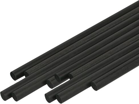 10Pcs 3mm Diameter Carbon Fiber Rod, Solid Frosted Rod Length 200mm, Used for Kite, Remote Control Aircraft, DIY Article Frame or Support Rod in Saudi Arabia