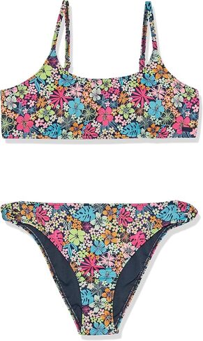 Roxy Girls' Daisy Mood Bralette Swimsuit Set in Saudi Arabia