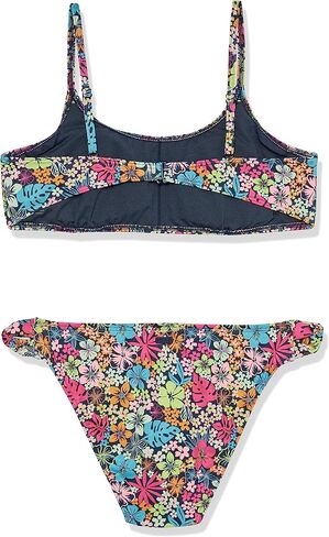 Roxy Girls' Daisy Mood Bralette Swimsuit Set in Saudi Arabia