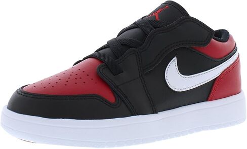 Nike Jordan 1 Low Alt PS Boys Shoes Size 2.5, Color: Black/Gym Red/White in Saudi Arabia