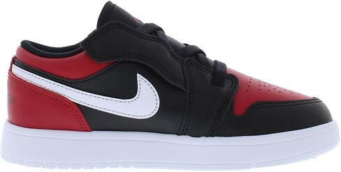Nike Jordan 1 Low Alt PS Boys Shoes Size 2.5, Color: Black/Gym Red/White in Saudi Arabia