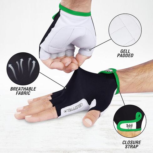 Cycling Gloves Protective biking Gloves for Men/Women-bicycling gloves Mountain Bike Gloves Anti-Slip Shock-Absorbing Pad half finger gloves for Workout Training in Saudi Arabia