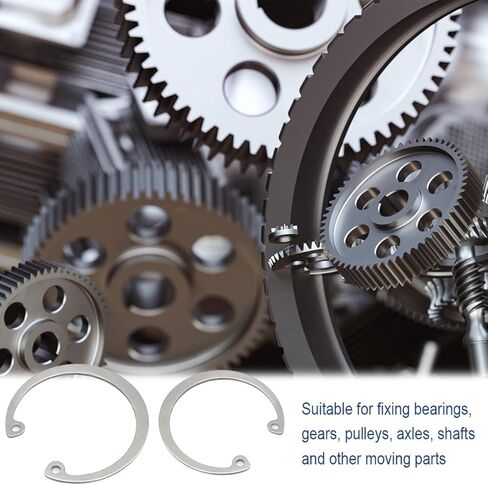 225 قطعة من حلقة المفاجئة الخارجية المصنوعة من الفولاذ المقاوم للصدأ 304، 15 مقاسًا مجموعة متنوعة من الحلقات الدائرية (8 مم - 25 مم) in Kuwait