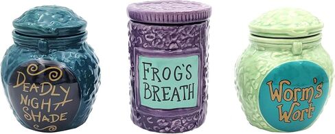 مرطبانات جرعة روح الهالوين الكابوس قبل عيد الميلاد - 3 عبوات | مرخص رسميًا | ان بي سي | ديكور المنزل in Kuwait