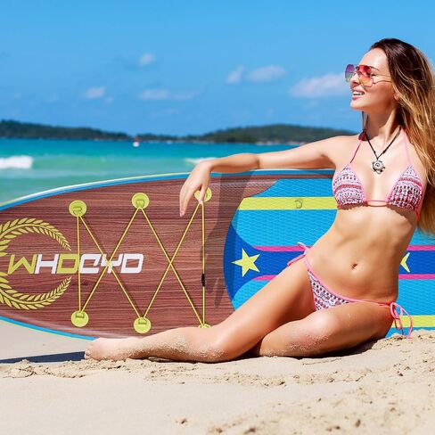 Inflatable Stand Up Paddle Board 11' × 33" × 6", Yoga Board with Durable SUP Accessories for Adults & Youth, Versatile Paddle Board in Saudi Arabia