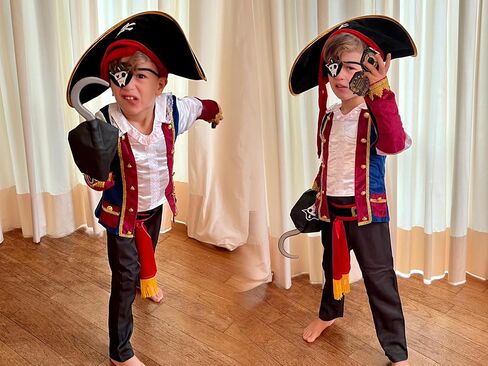 ReliBeauty Pirate Costume for Kids Toddler Boys Pirate Costume with Accessories in Saudi Arabia