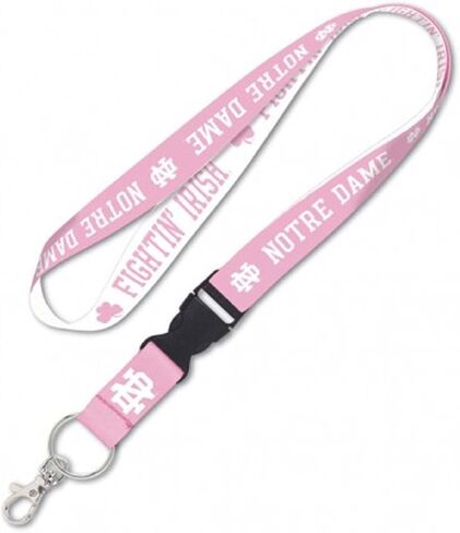 WinCraft NCAA Notre Dame 73314011 Lanyard with Detachable Buckle, 3/4" in Saudi Arabia