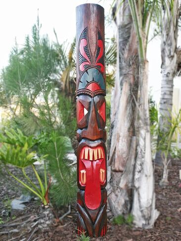 Forever Bamboo 60" Tiki Mask Wall Décor in Saudi Arabia